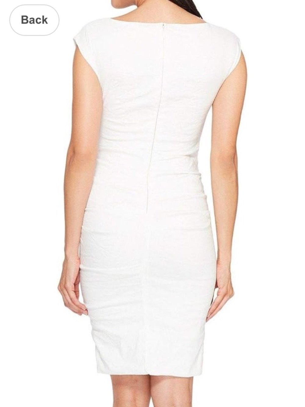 NWT $440.00 Artelier Nicole miller Ruched Bodycon dress size 10 - Picture 2 of 14